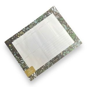 Fringe Studio Undated Weekly Desk Planner in Retired Eucalyptus Botanical Print